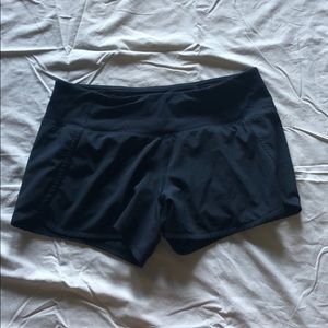 Navy blue lululemon shorts